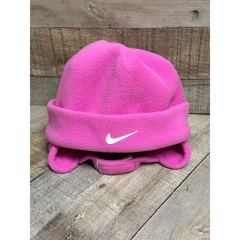 Nike Infant Beanie Hat Hot Pink Fleece